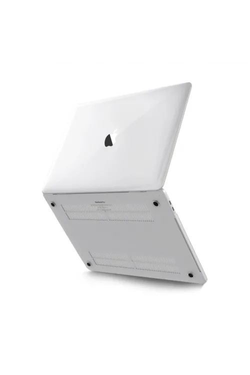Apple Macbook Pro 14.2 2021 Macbook Buzlu Kapak - Şeffaf