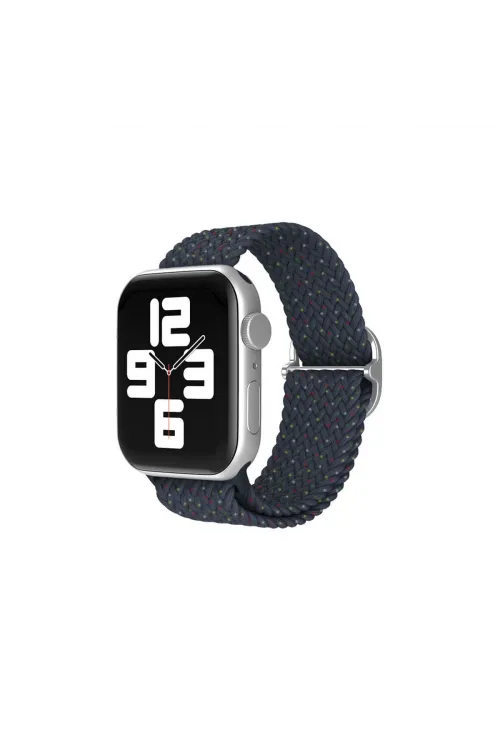 Apple Watch 38mm  Kordon - Benekli Lacivert