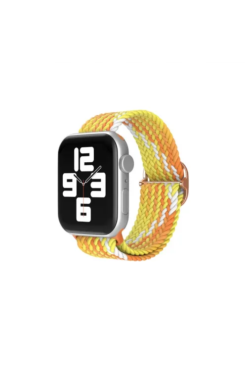 Apple Watch 38mm  Kordon - Turuncu-sarı