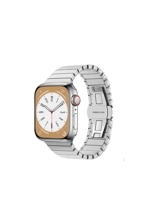 Apple Watch 38mm Kr413 Fine Steel Kordon (saat Değildir) - Gümüş