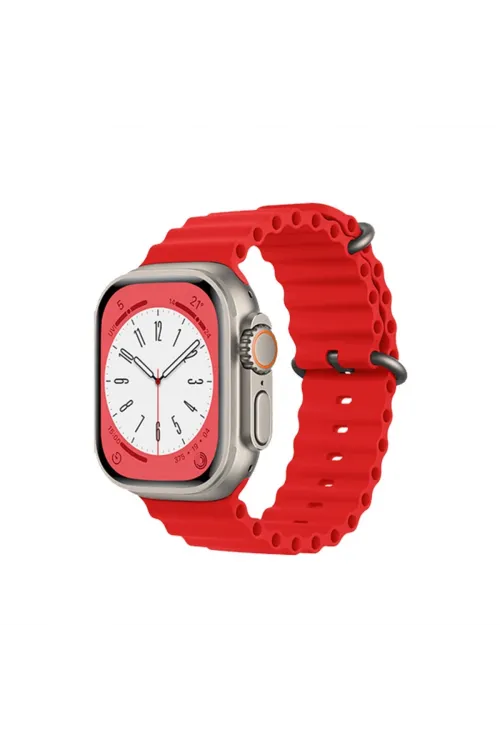 Apple Watch 38mm Ocean Kordon - Kırmızı