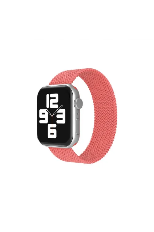 Apple Watch 42mm Ayarlı Solo Silikon Kordon - Pembe