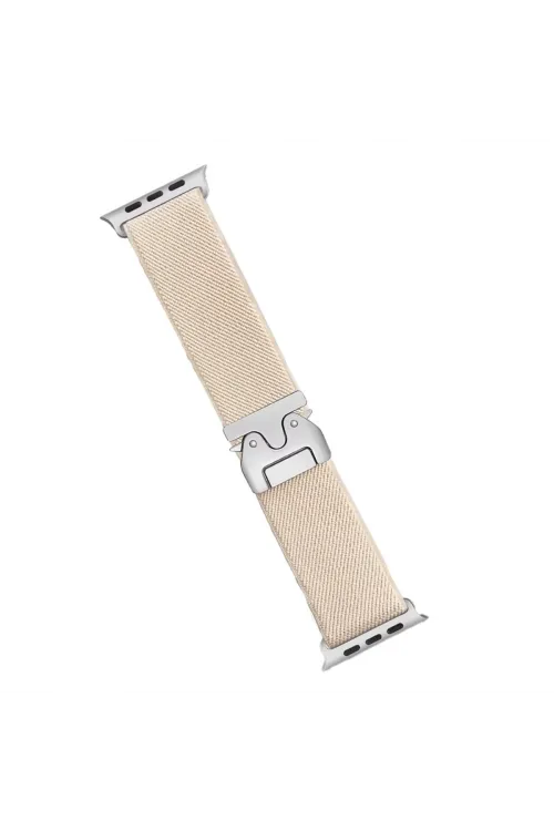 Apple Watch 42mm Forest Kumaş Kordon (saat Değildir) - Krem