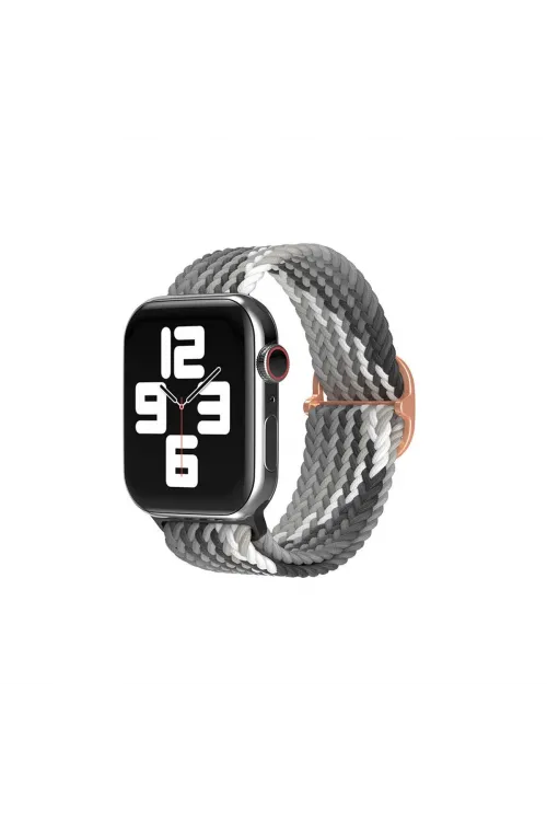 Apple Watch 42mm  Kordon - Gri-siyah