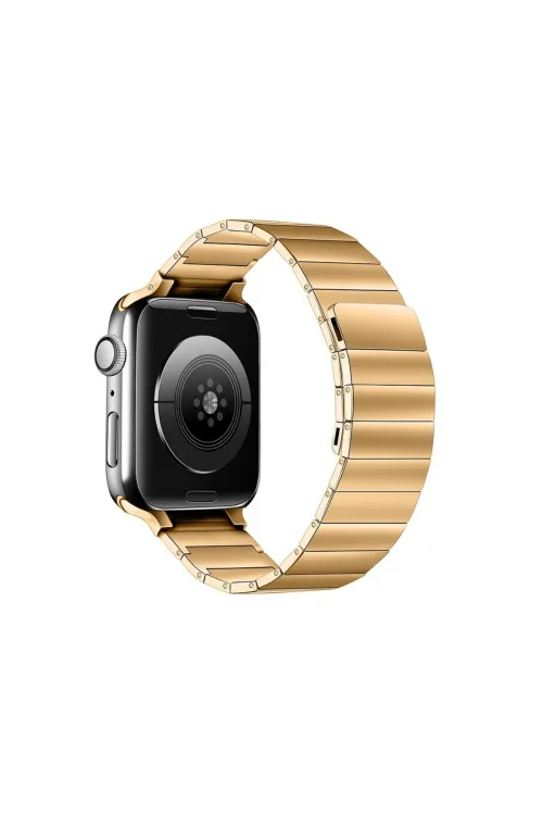 Apple Watch 42mm Kr404 Huks Kordon (saat Değildir) - Gold