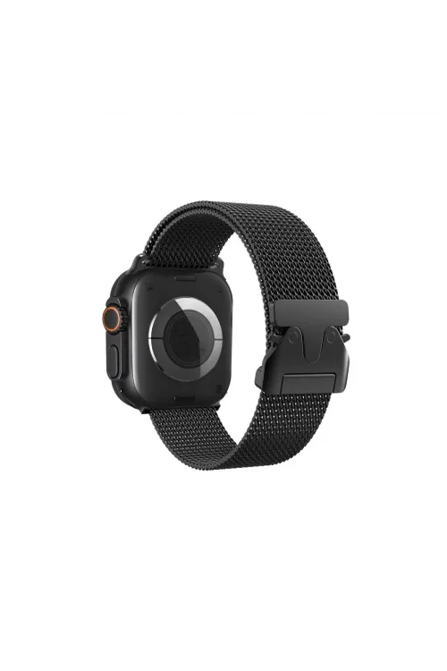 Apple Watch 42mm Milano Metal Kordon (saat Değildir) - Siyah