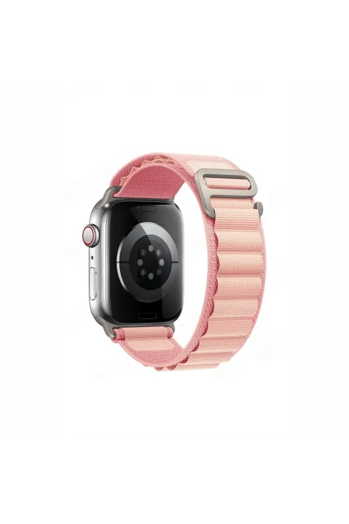 Apple Watch 42mm Mountain Kordon - Pembe