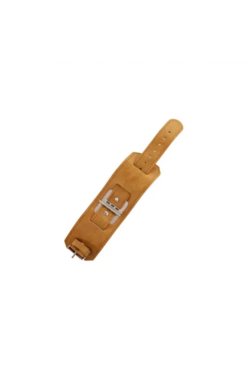 Apple Watch 42mm Nl17 Deri Kordon - Taba
