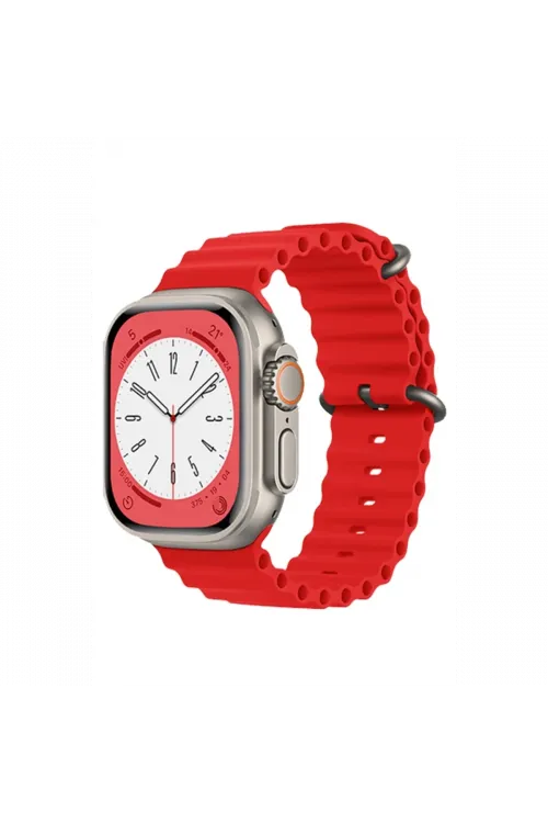 Apple Watch 42mm Ocean Kordon - Kırmızı