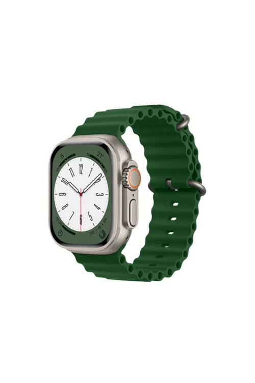 Apple Watch 42mm Ocean Kordon (saat Değildir) - Koyu Yeşil