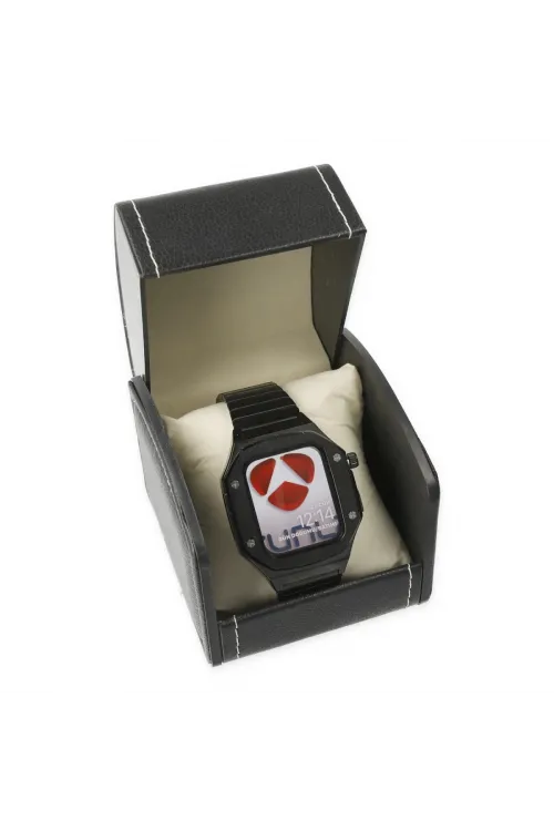 Apple Watch 44mm Kr409 Metal Kordon - Siyah