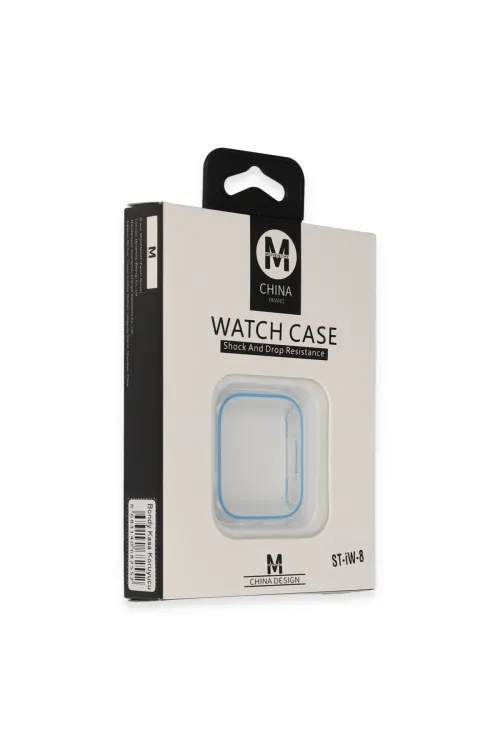 Apple Watch 45mm Bondy Kasa Koruyucu - Mavi
