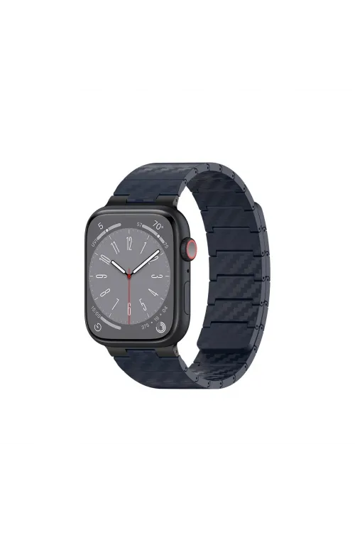 Apple Watch 45mm Carbon Steel Kordon (saat Değildir) - Lacivert
