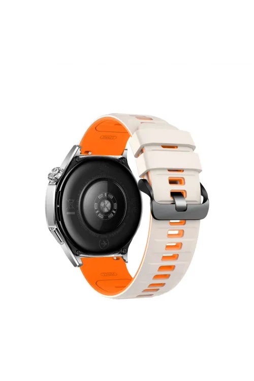 Apple Watch Ultra 49mm Minoc Kordon (saat Değildir) - Beyaz-turuncu