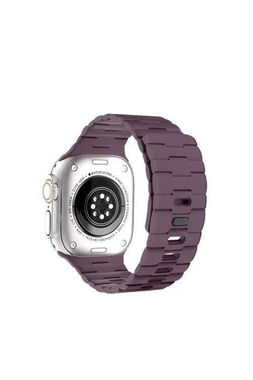 Apple Watch Ultra 49mm Wowen Kordon (saat Değildir) - Bordo