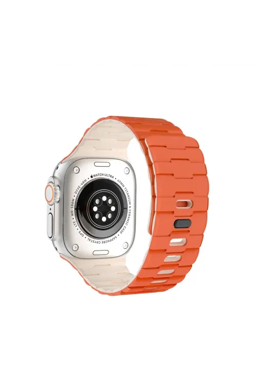 Apple Watch Ultra 49mm Wowen Kordon (saat Değildir) - Turuncu