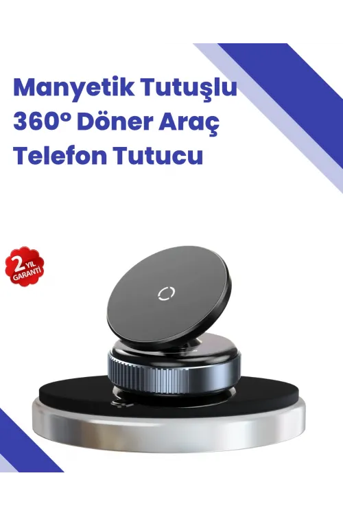 Araç İçi Telefon Tutucu Güçlü Manyetik Vakumlu Model