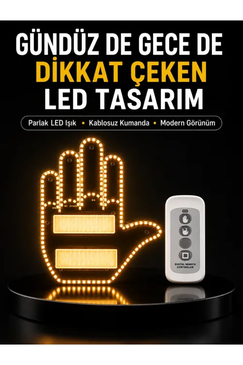 Araç İçin Eğlenceli Led El İşareti Işığı