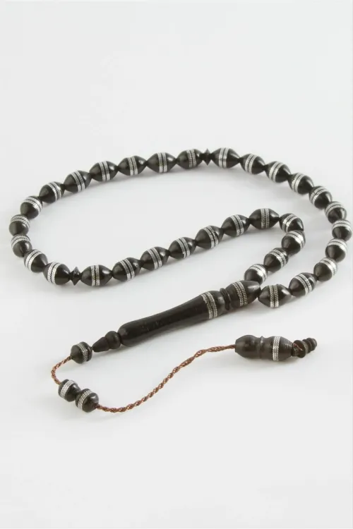Arpa Kesim İşlemeli Kuka Tesbih 8*10 mm