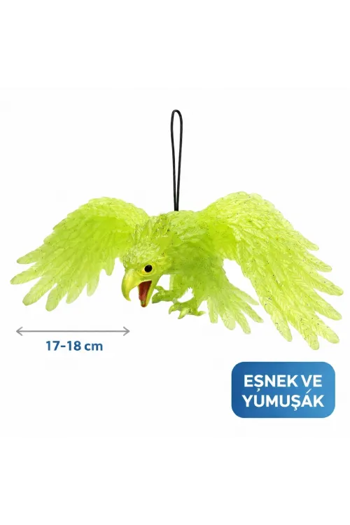 Asılabilir Lateks Kartal Dekor Süsü Yeşil 17-18 Cm
