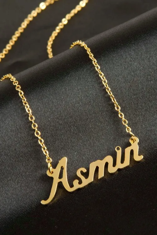 Asmin isimli kolye (Kişiye Özel)