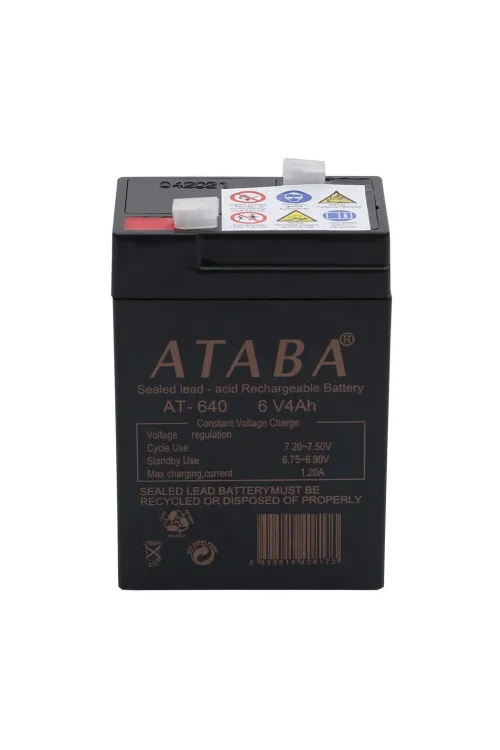 AT-640 6V 4Ah Işıldak Aküsü