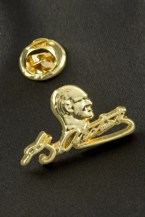 Atatürk İmzalı Yaka Rozet