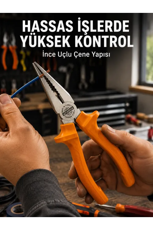 Atölye Ve Günlük Kullanıma Uygun Profesyonel Çelik Pense