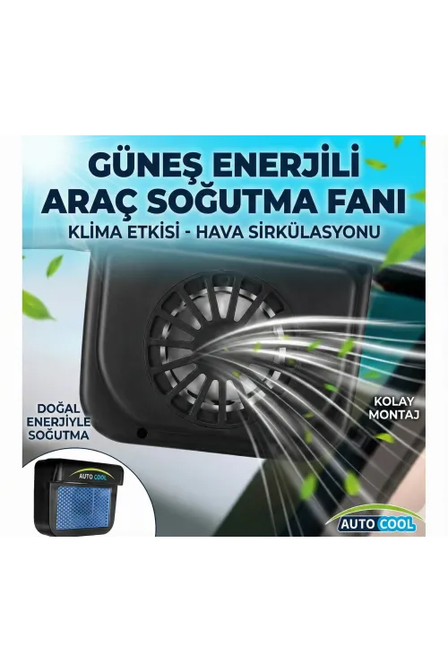 Auto Cool Güneş Enerjisiyle Çalışan Araç İçi Soğutucu