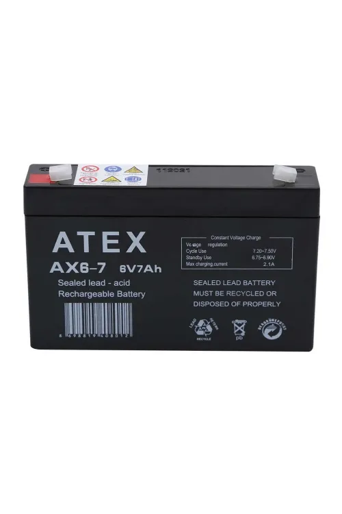 AX6-7 6V 7Ah Akü