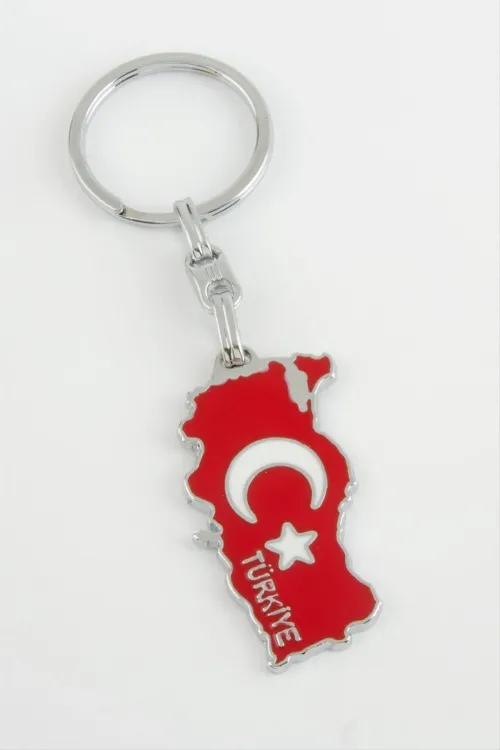 Ay Yıldız Metal Anahtarlık