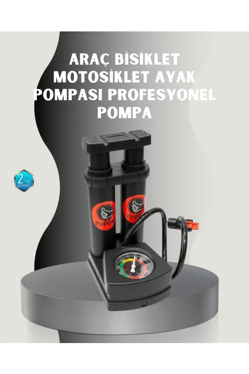 Ayak Basmalı Hava Pompası Şişme Ürünler Ve Lastikler İçin