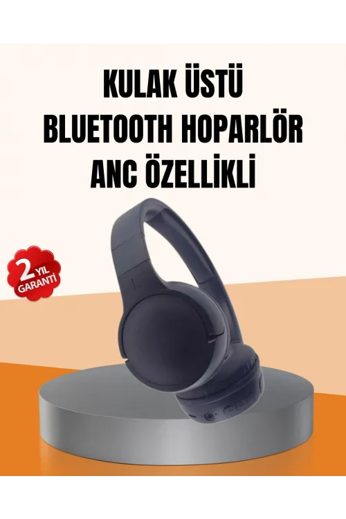 Ayarlanabilir Baş Bantlı Kablosuz Kulak Üstü Kulaklık