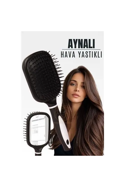 Aynalı Tarak Hava Yastıklı Ergonomik Tarak