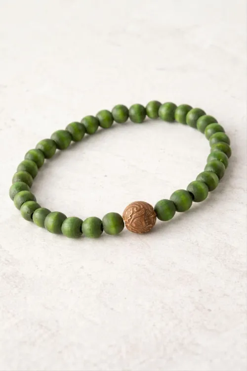 Bambu Ahşap Bileklik 8 mm
