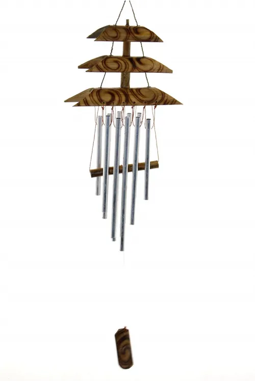 Bambu Metal Çanlı Rüzgar Çanı