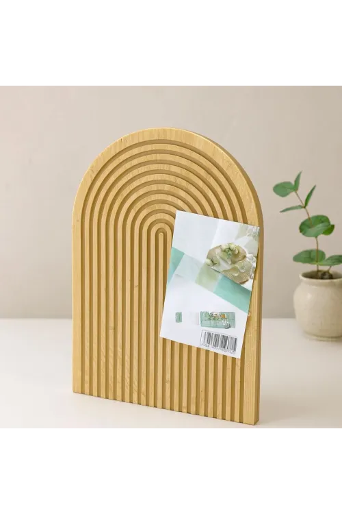 Bambu Servis Tepsisi Sunum Tahtası 22x32 cm (Çift Taraflı)