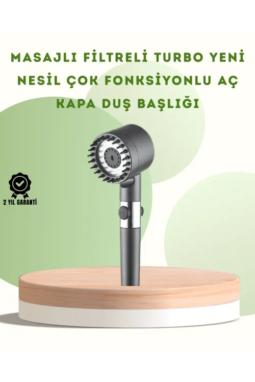 Banyo İçin Filtreli Duş Başlığı Pratik Kullanım