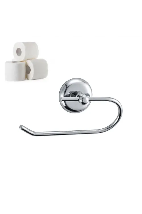 Banyo Tuvalet Kağıt Tutacağı Tuvalet Kağıdı Tutucu Metal Aparat