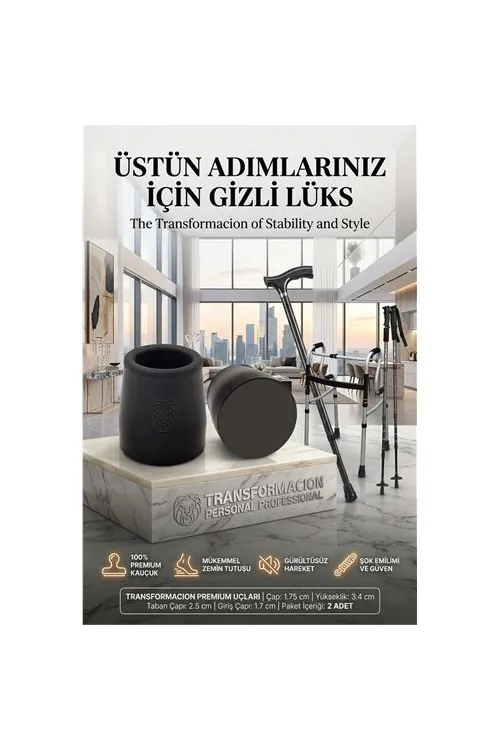 Baston Yürüteç Değnek Treking Ucu 1.75 Cm Çap 715990