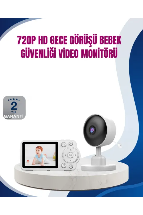 Bebek Monitörü Cry Detection Ve Hd Gece Görüş Destekli