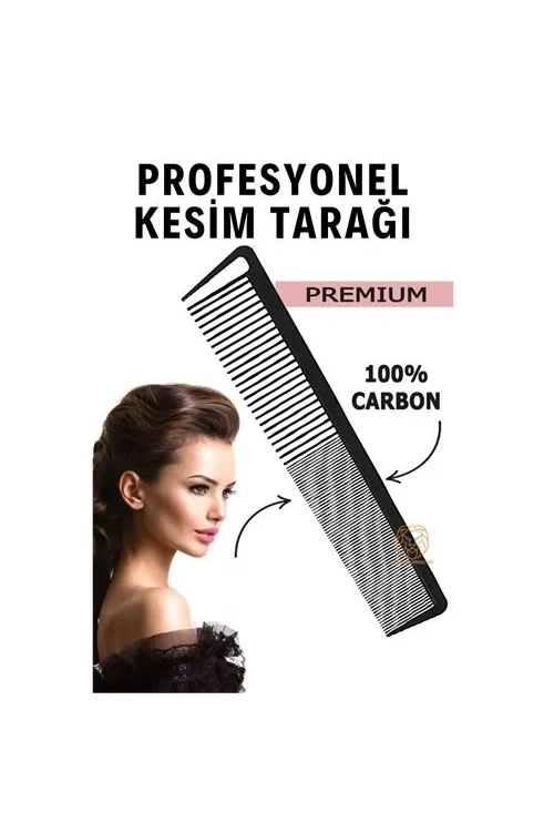Berber Kuaför Saç Kesim Tarağı Karbon Nano Absolute Professional 720887
