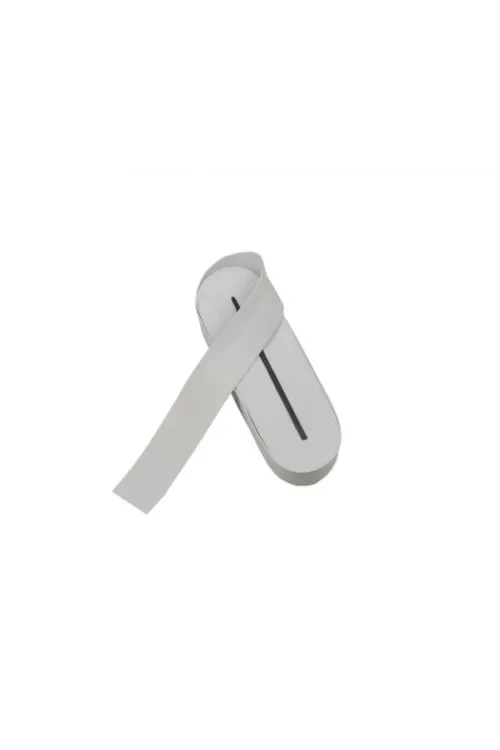 Beyaz - 4cm Paça Lastik Yassı Geniş 10mt
