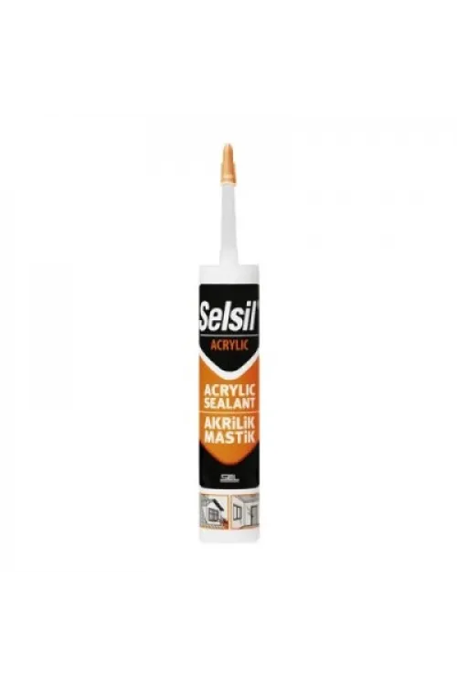 Beyaz Akrilik Mastik - Silikonize Akrilik - 500 gr