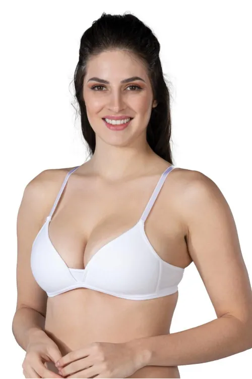 ieg™ BEYAZ MI  1417 Modal Cotton Kaplı Sütyen