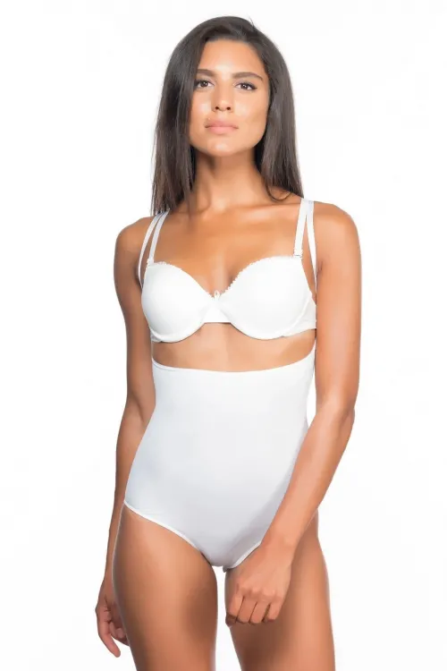 ieg™ BEYAZ MI  2073 Göğüsü Açık Desenli Body Korse
