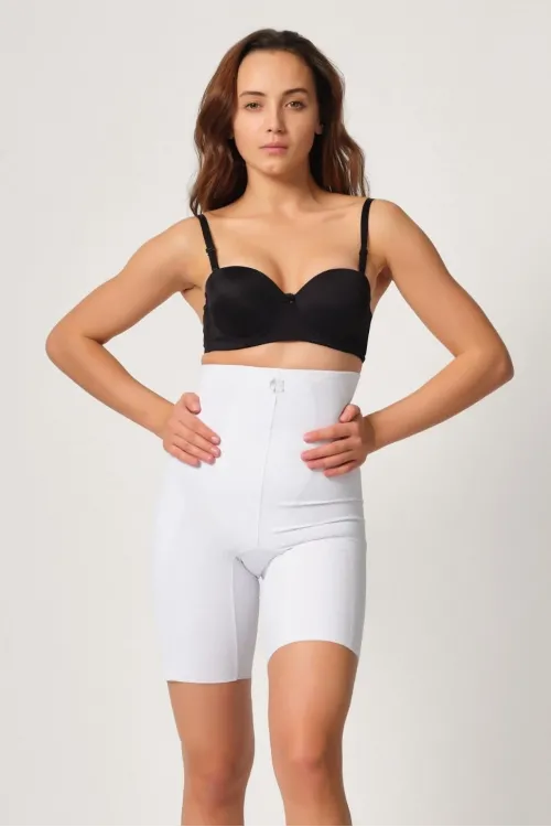ieg™ BEYAZ MI  2814 Double Yüksek Bel Boxer Lazer Korse