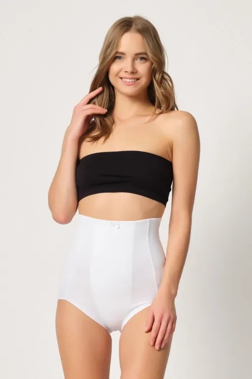 ieg™ BEYAZ MI  2920 Yüksek Bel Karın Desteklı Slip Lazer Korse