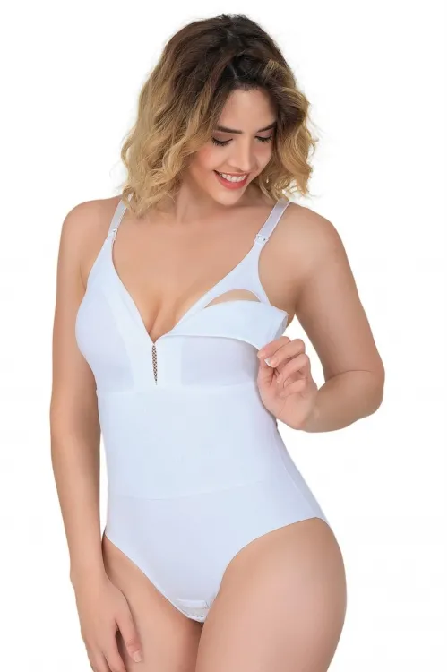 ieg™ BEYAZ MI  2944 Sırt Destekli Badi Emzirme Korse