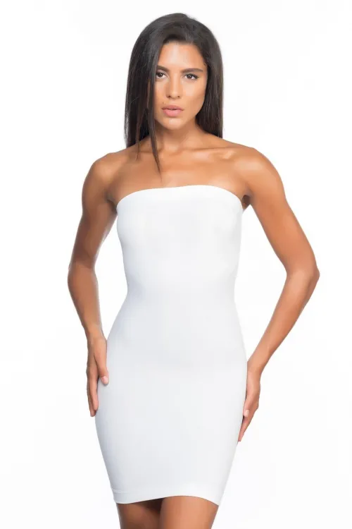 ieg™ BEYAZ MI  5065 Straplez Elbise Korse